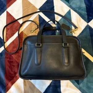 Coach Black Skinny Flight Bag